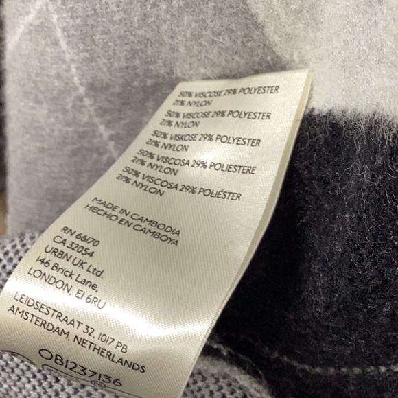 Anthropologie x Maeve Cary’s Mock Neck Argyle Pullover Sweater Size Medium - Picture 7 of 11